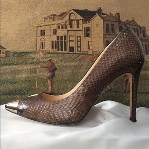 Vince Camuto Snake 🐍 Skin Pumps
